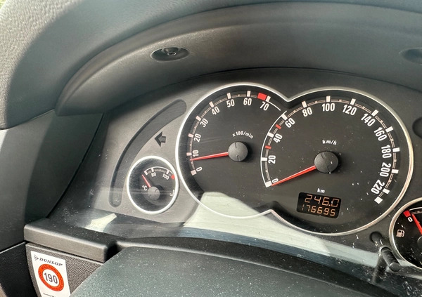 Opel Meriva cena 13200 przebieg: 176695, rok produkcji 2006 z Łask małe 436